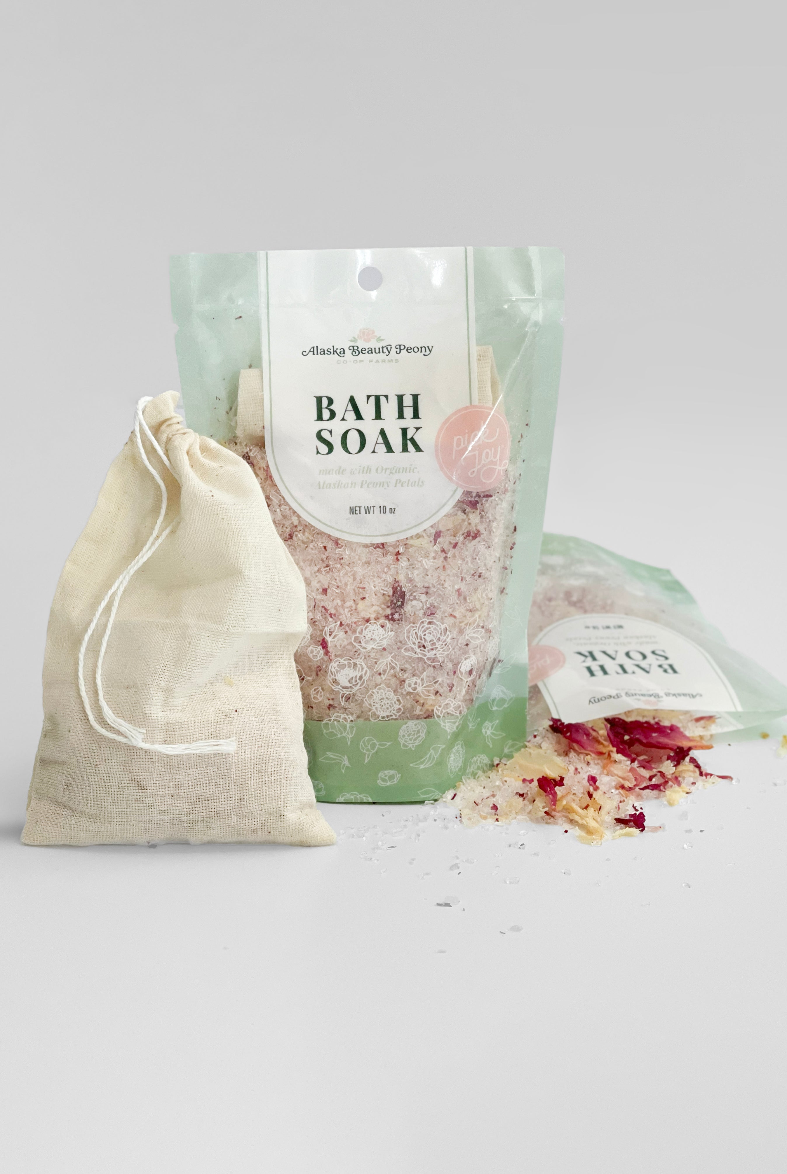 Peony Bath Soak - 10 oz-Bath & Body-Alaska Beauty Peony Coop-Alaska Beauty Peony Coop