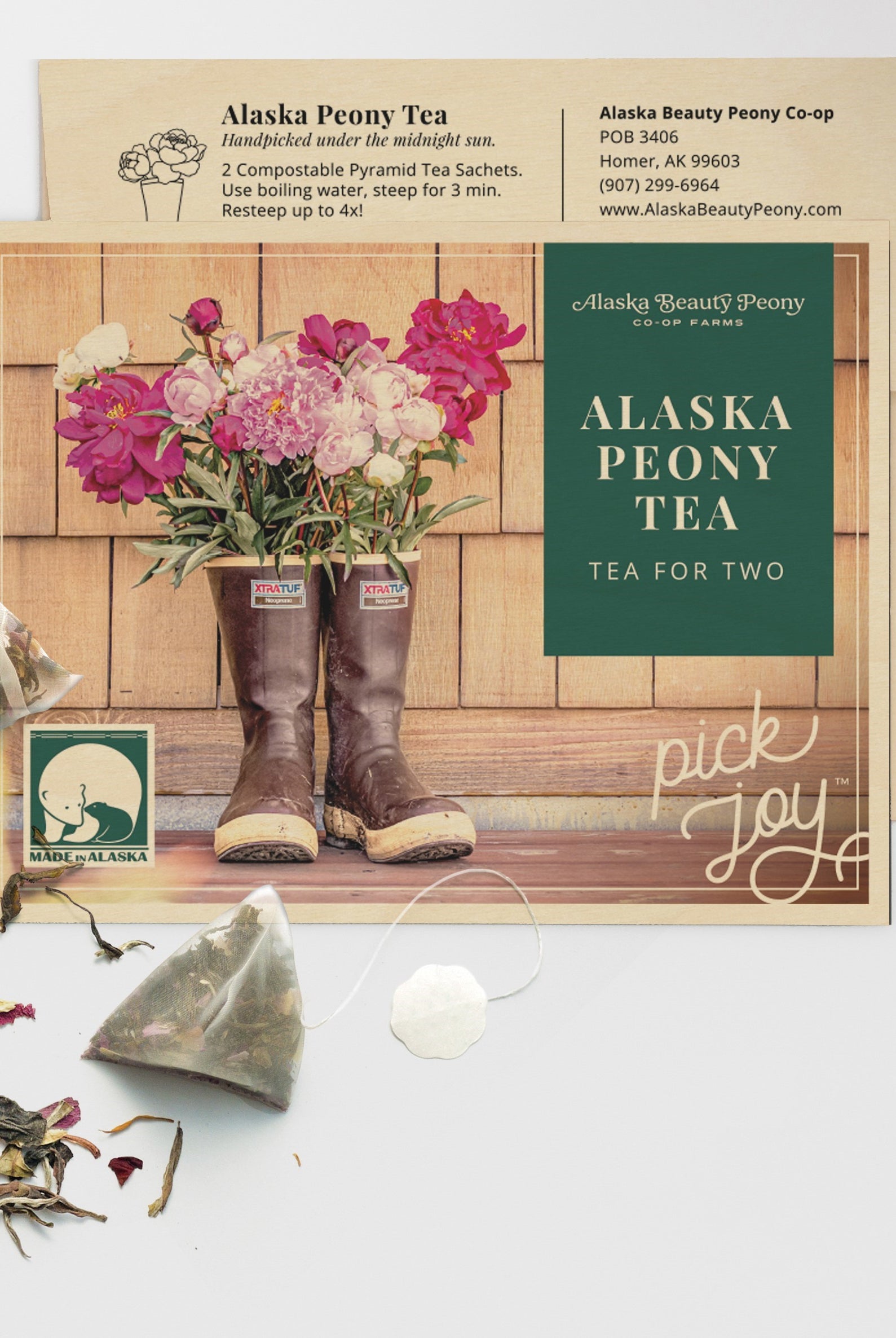 Peony Tea for Two-Food & Drink-Alaska Beauty Peony Coop-Alaska Beauty Peony Coop