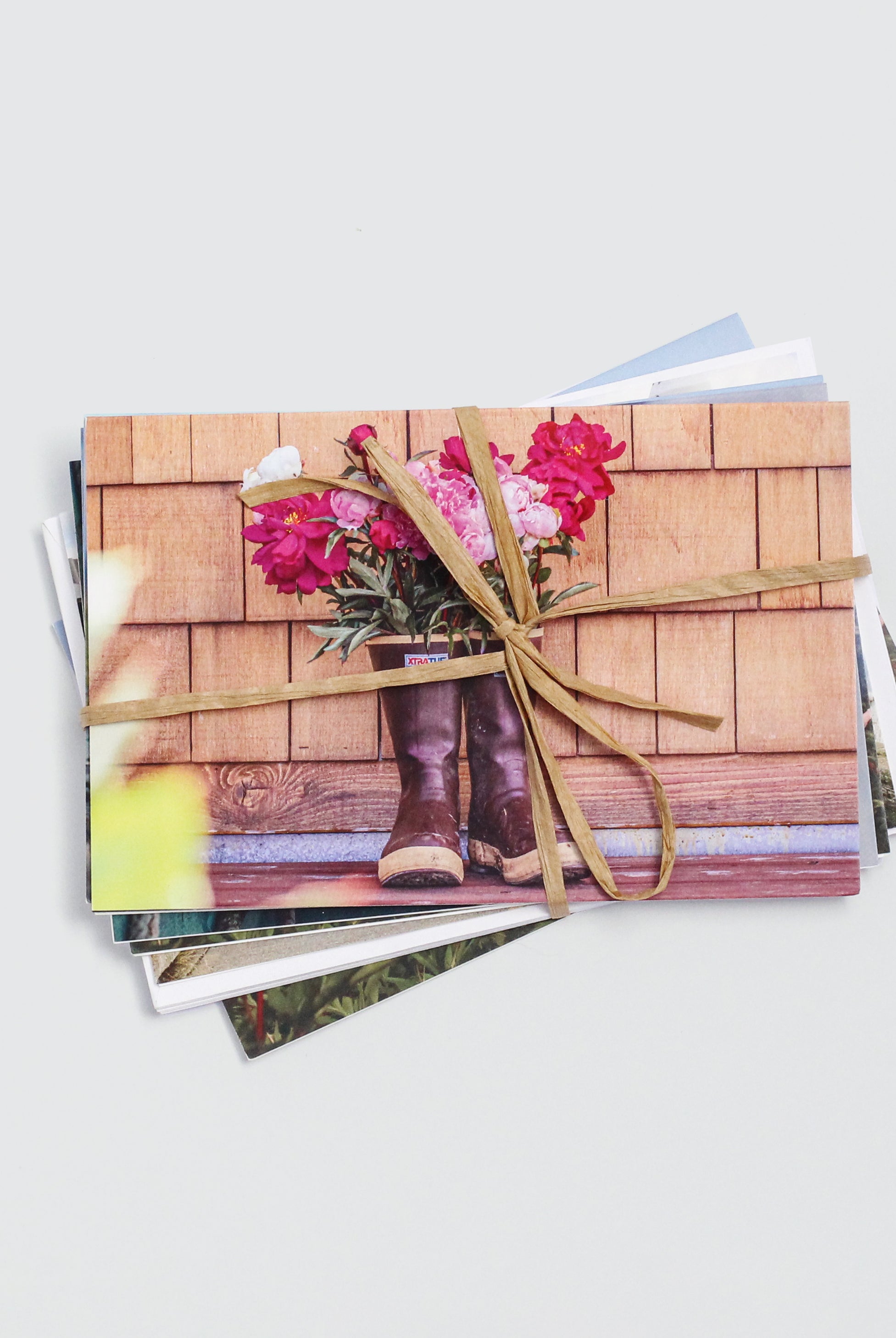 Pick Joy! Peony Notecards - Set of 6-Stationary-Alaska Beauty Peony Coop-Alaska Beauty Peony Coop
