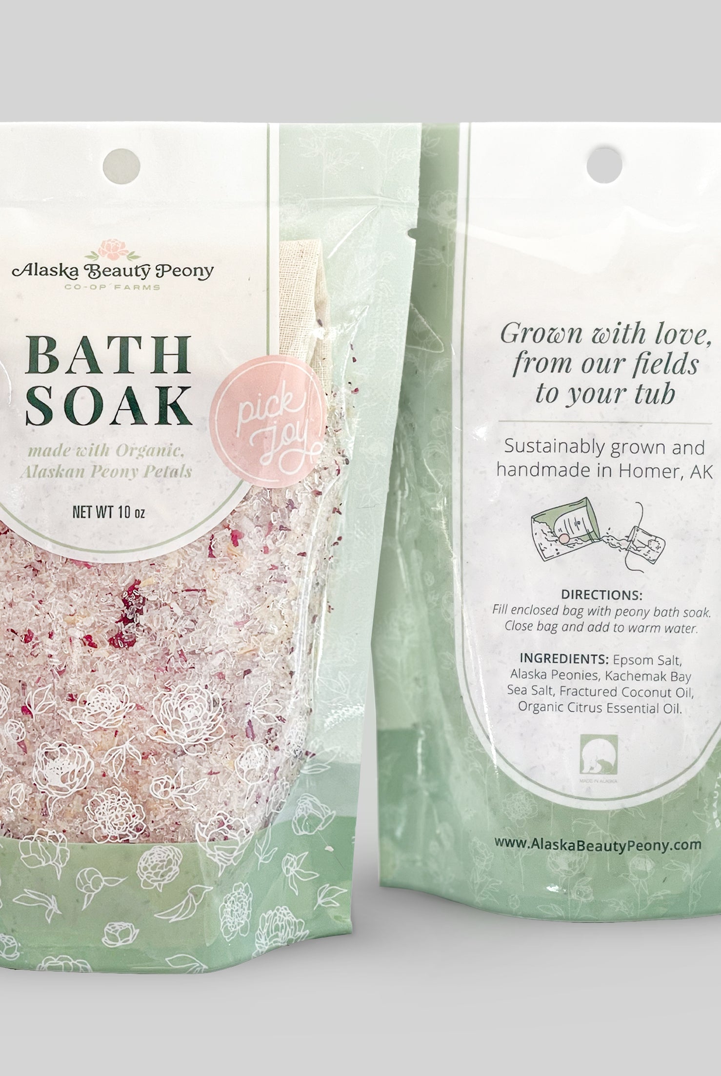 Peony-Lovers Bath Set-Bath & Body-Alaska Beauty Peony Coop-Alaska Beauty Peony Coop