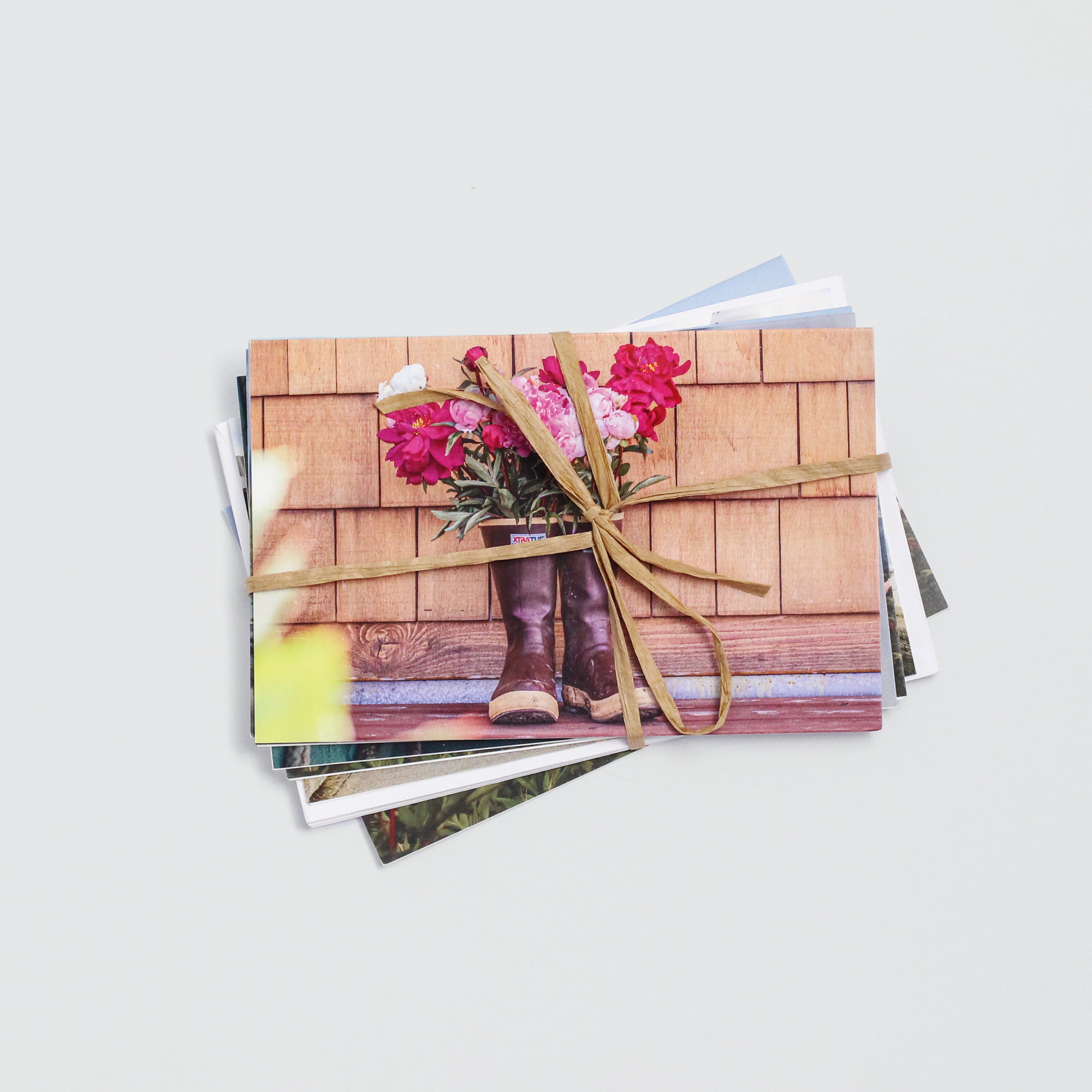 Pick Joy! Peony Notecards - Set of 6-Stationary-Alaska Beauty Peony Coop-Alaska Beauty Peony Coop